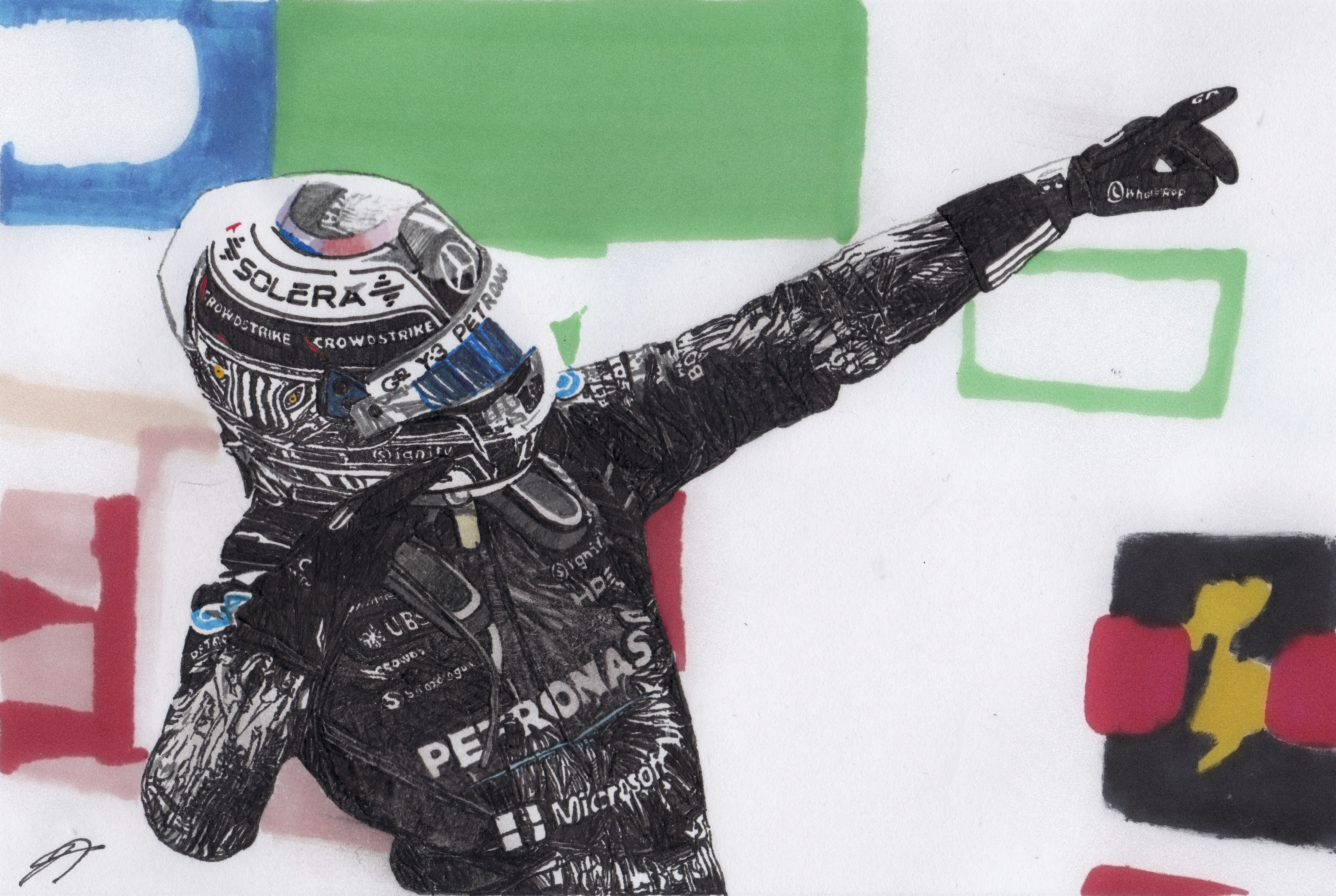F1ファンアート：FORMULA 1 ARAMCO JAPANESE GRAND PRIX 2026 RACE - Formula 1イラスト作品